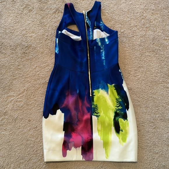 MILLY sheath dress multicolor pattern sz 6 - Picture 2 of 2